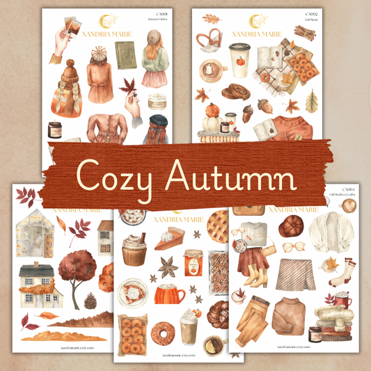 BUNDLE Cozy Autumn Collection (All 5 Sticker Sheets)