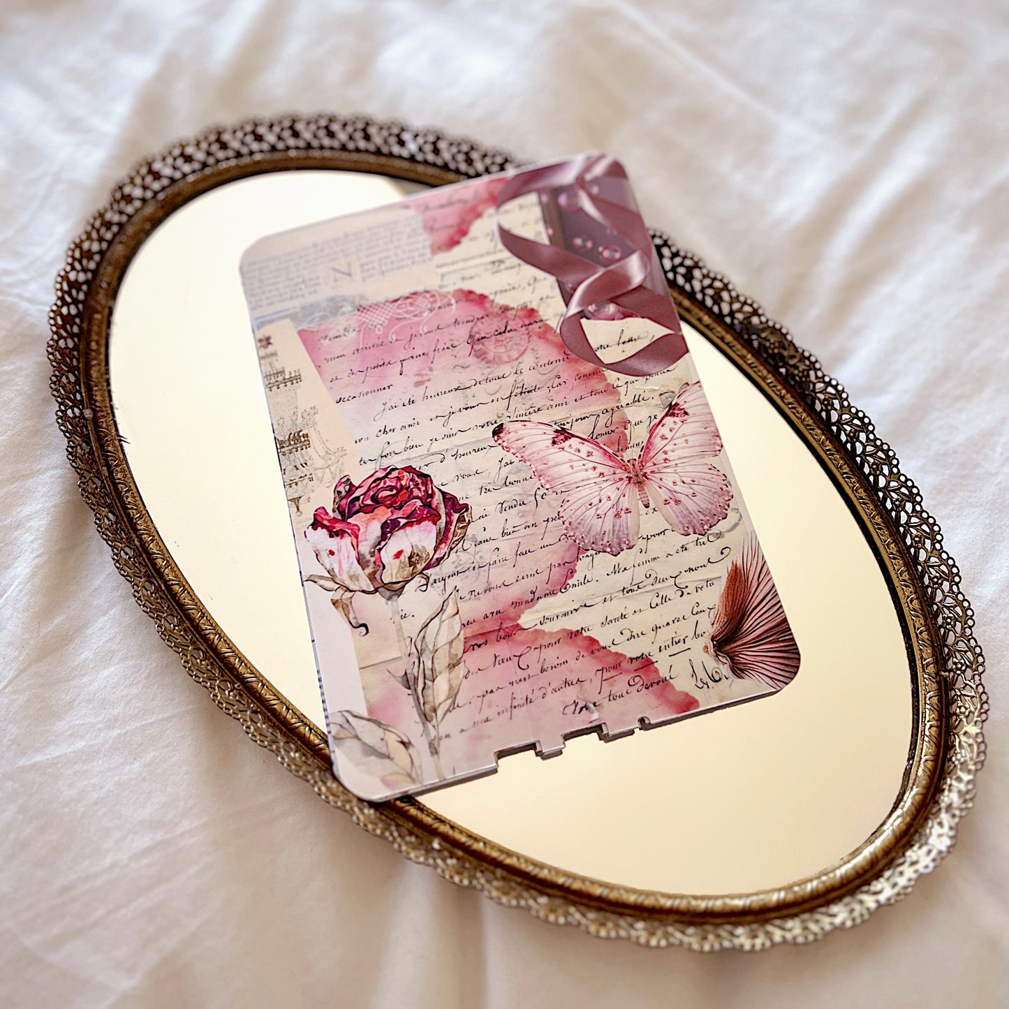 Pink Love Letter Kindle Insert