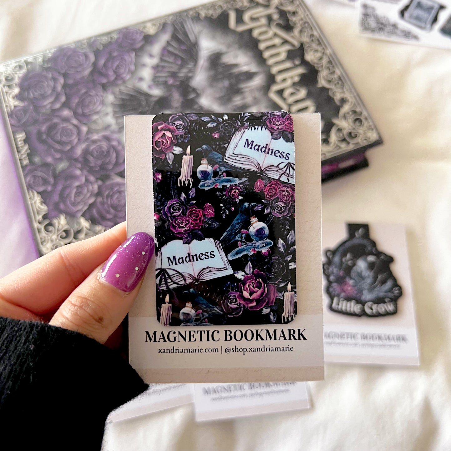 Dark Academia Romance Magnetic Bookmarks