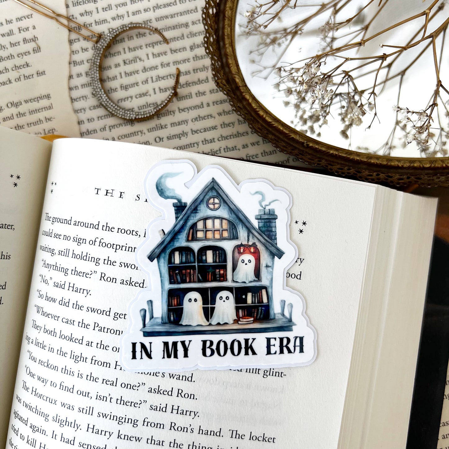 In My Book Era Holographic Diecut Vinyl Sticker