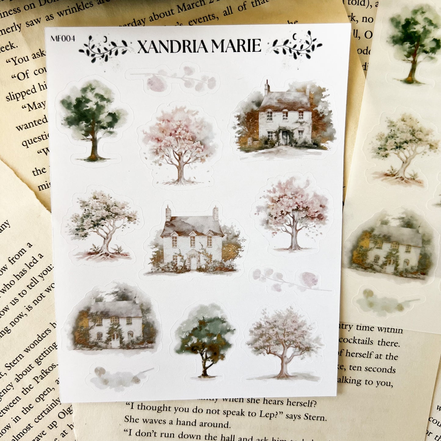 Spring Cottage Sticker Sheet
