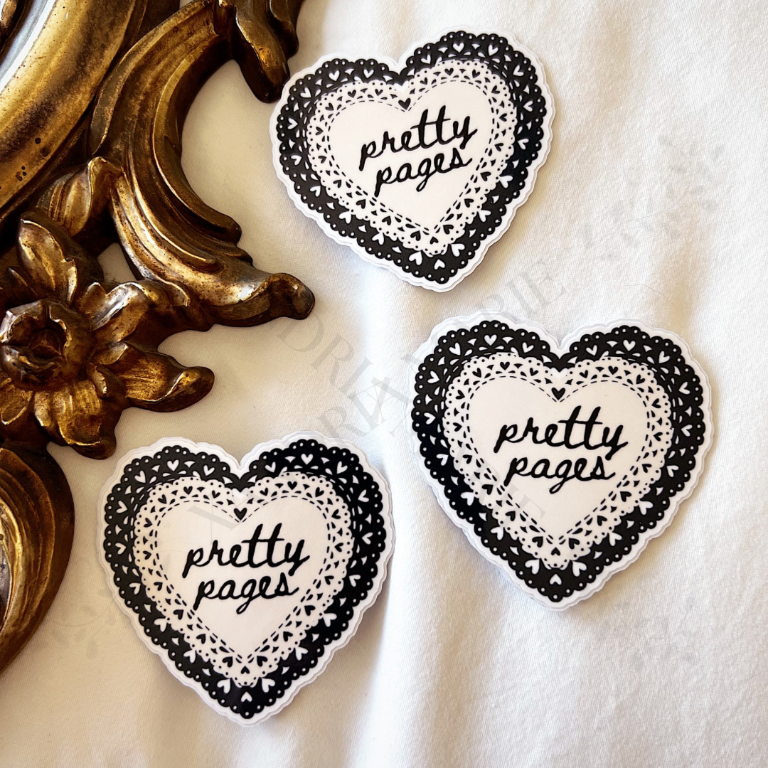 Pretty Pages Diecut Vinyl Sticker