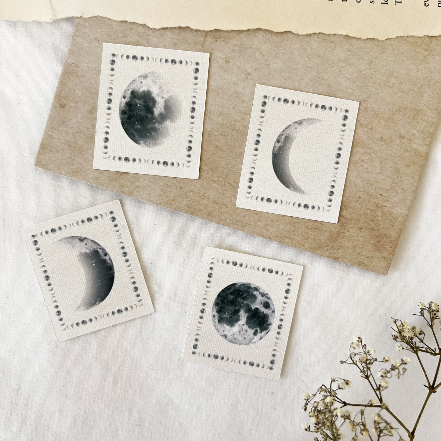 BUNDLE Midnight Ephemera, Moon & Flower Stationery- 22 Pieces