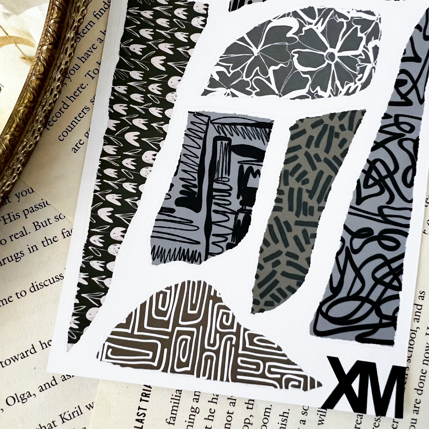 HPX x XM Grunge Ripped Patterns Sticker Sheet