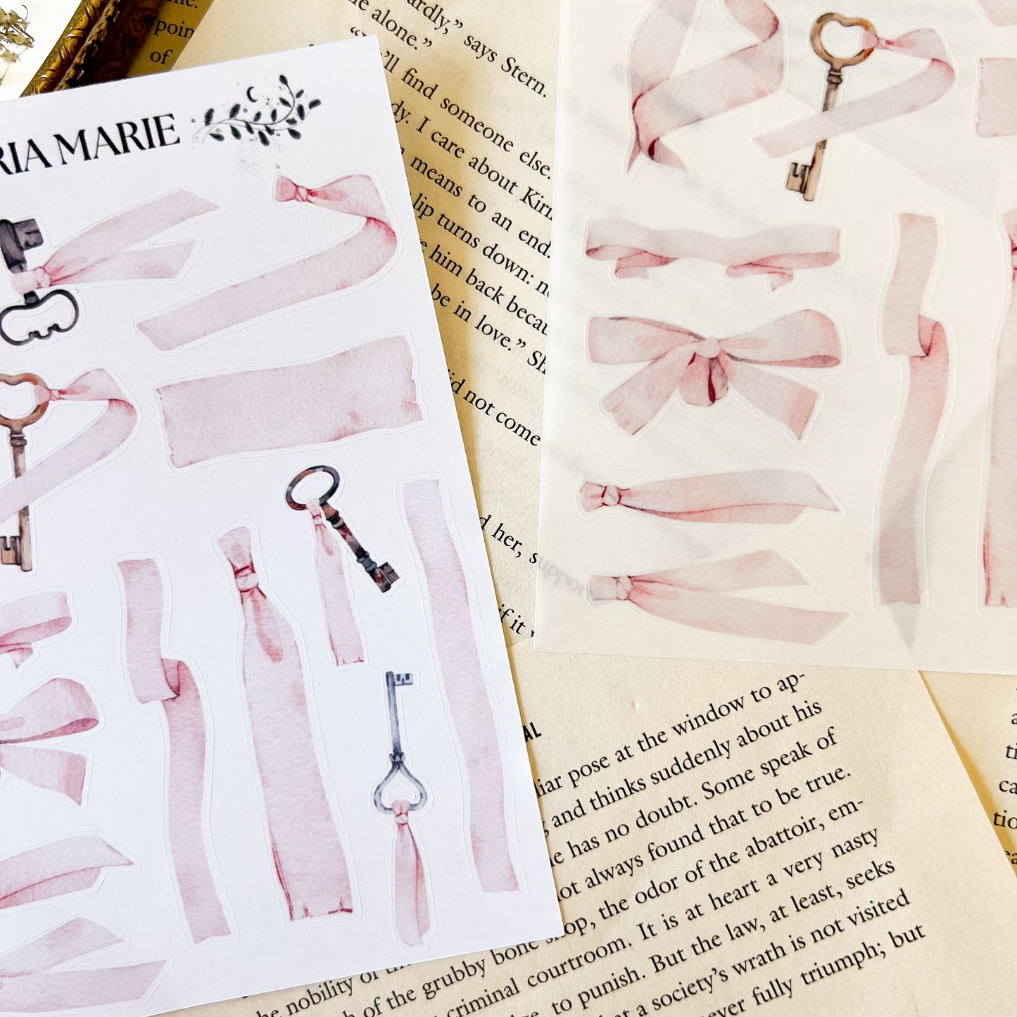 Ribbons Sticker Sheet