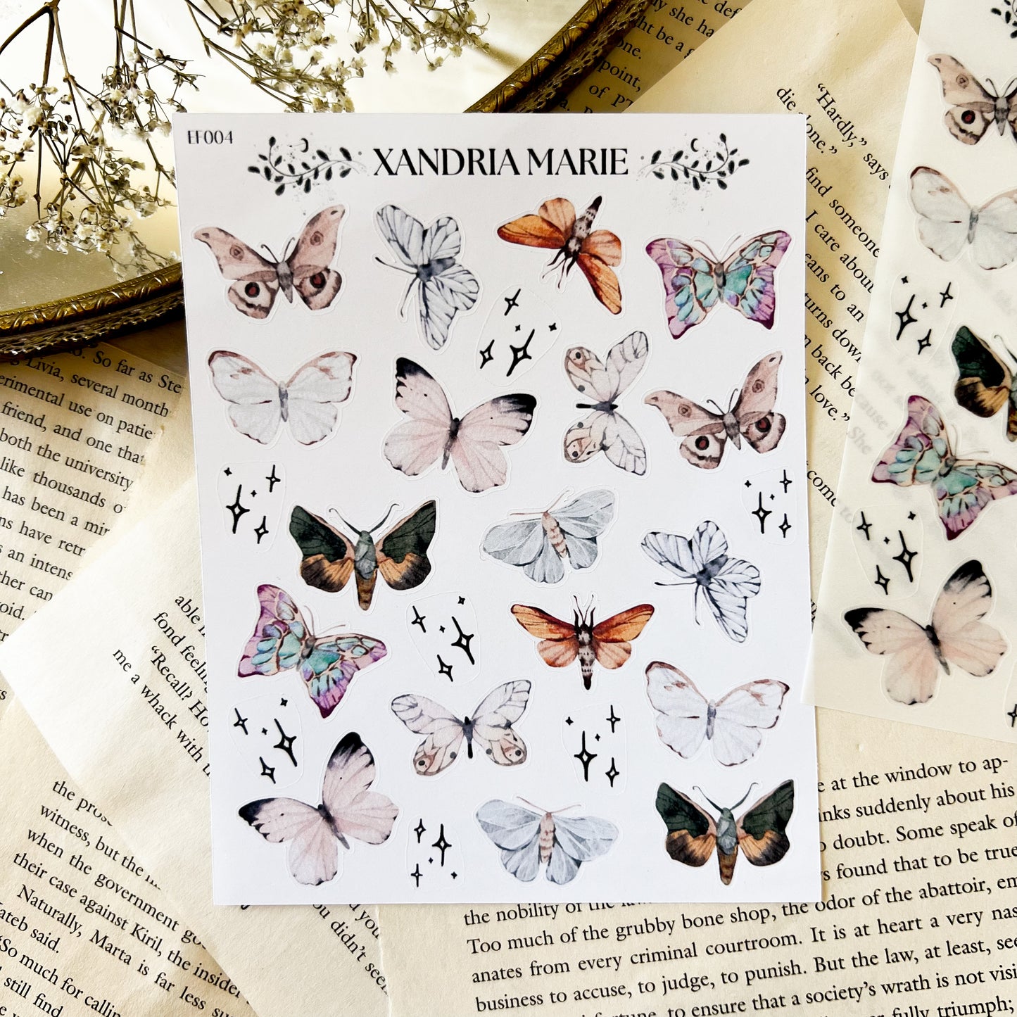 Butterflies & Moths Sticker Sheet