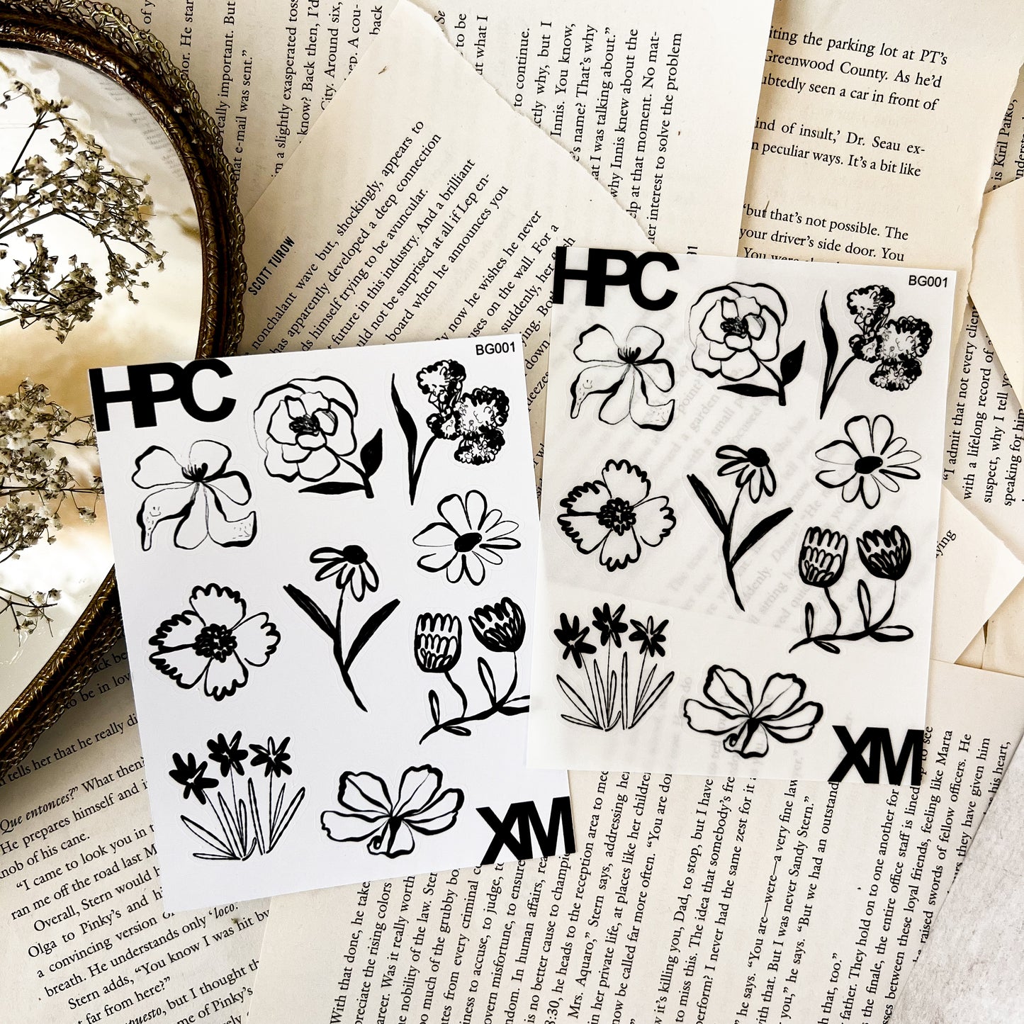 HPC x XM Flowers Sticker Sheet