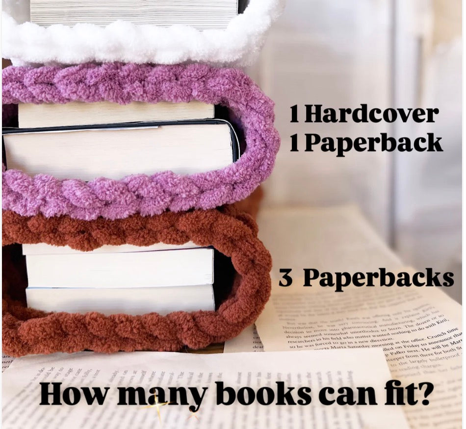 Christmas Bow Vertical Chenille Book Sleeve, Planner Pouch