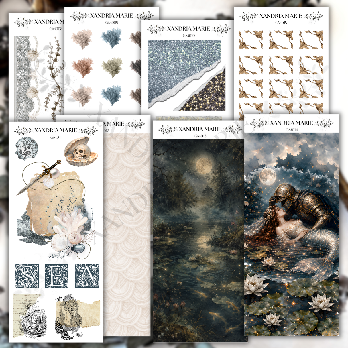 BUNDLE A Haunting Melody Collection (All 15 Sticker Sheets)