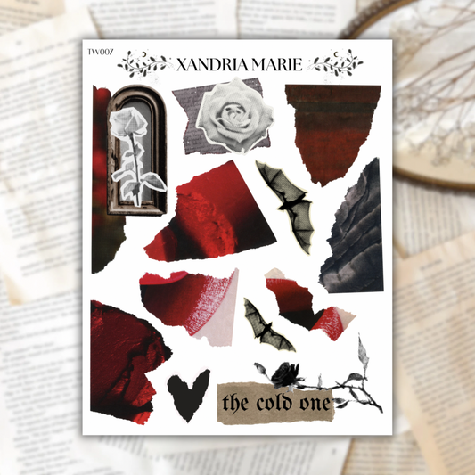 The Cold One Twilight Sticker Sheet