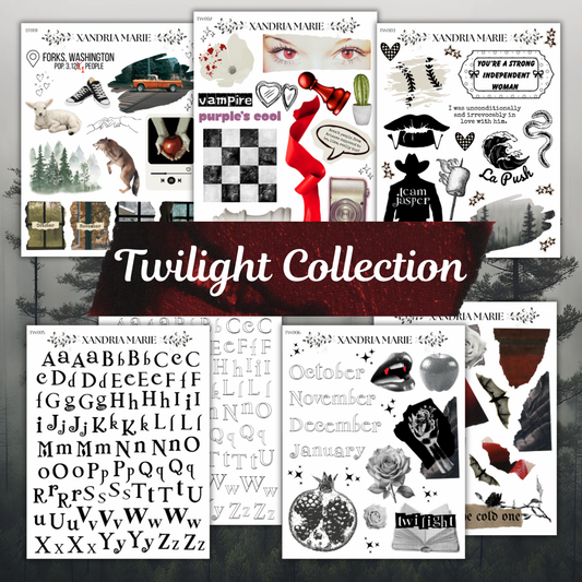 BUNDLE Twilight Collection (All 7 Sticker Sheets)