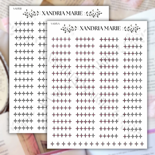 Book Review Stars Sticker Sheet