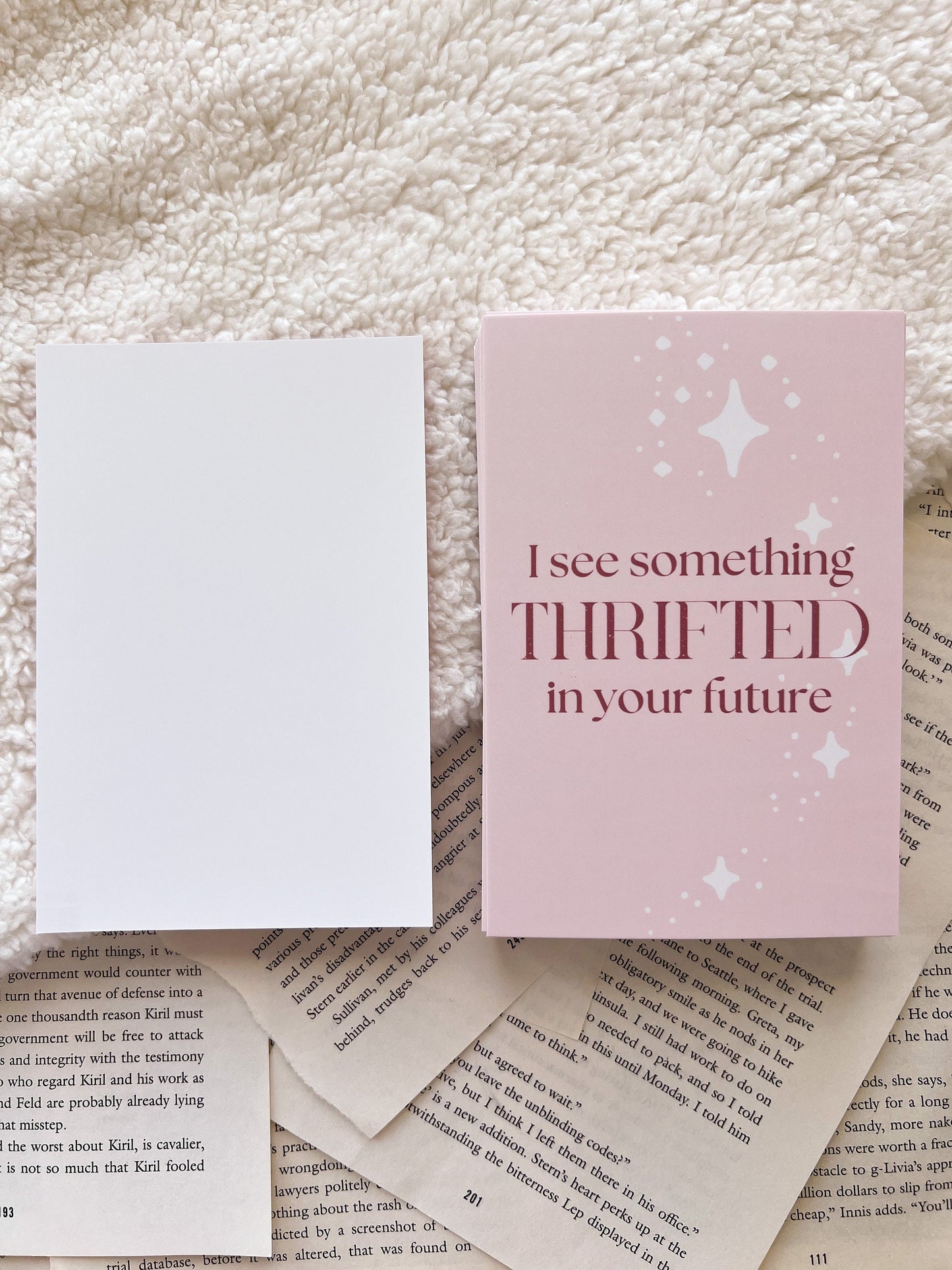 Thrifter/ Reseller Shop Postcards, Small Business Essentials