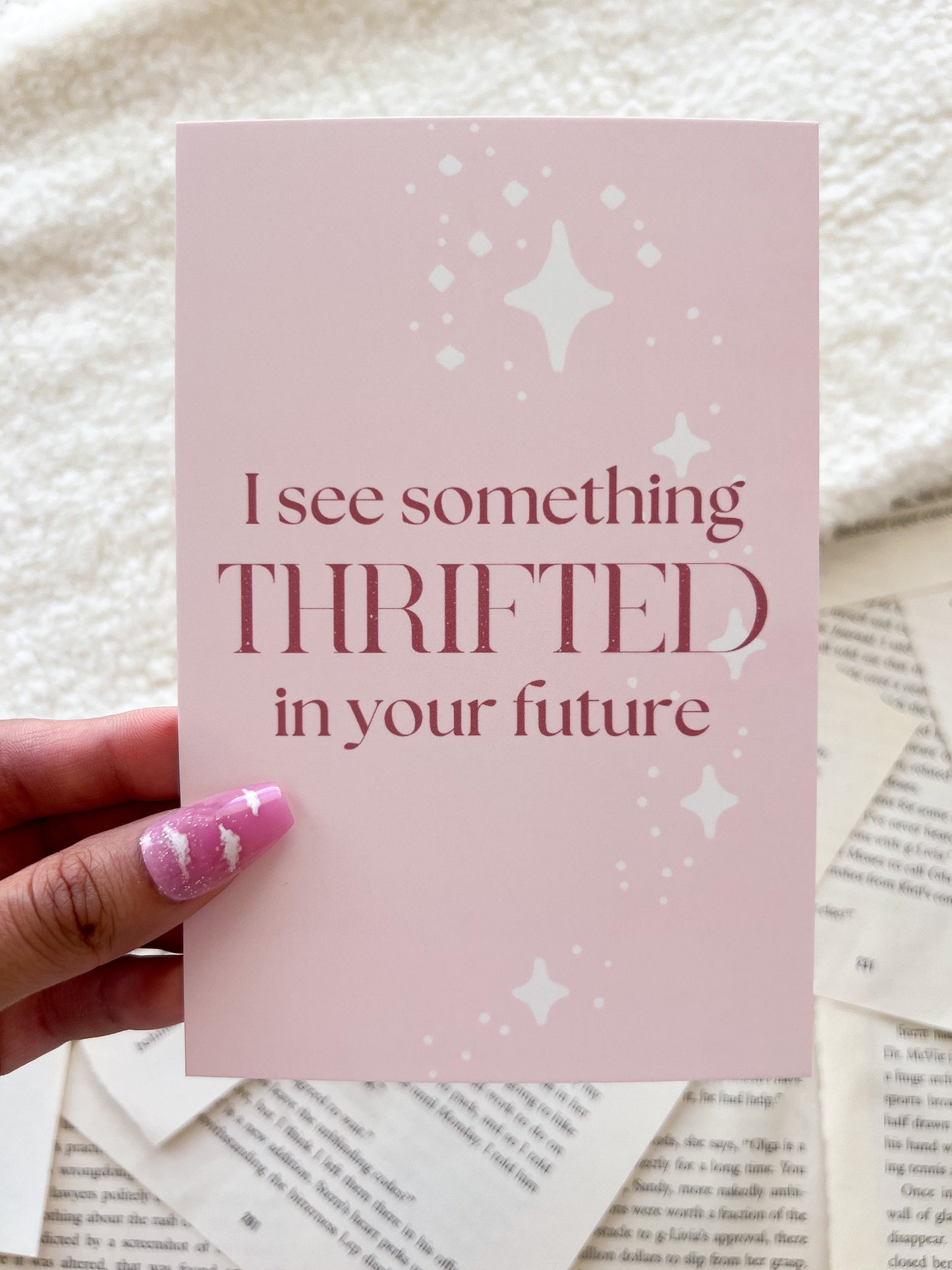 Thrifter/ Reseller Shop Postcards, Small Business Essentials