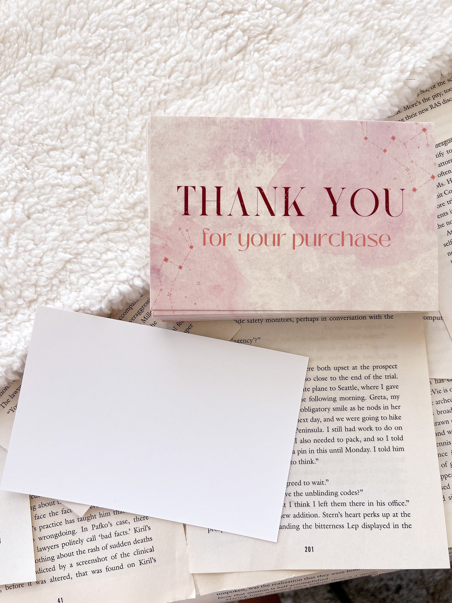 Celestial Thank You Cards, Shipping Supplies, Small Business Essentials